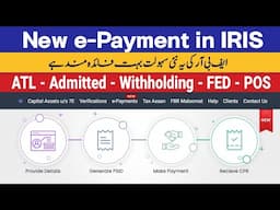 How to Create ATL / Admitted Tax Challan in New IRIS e-Payment | IRIS new e-Payment Feature