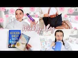 PACK WITH ME, FAVE HAIRSTYLE, MINI BOOK + SKINCARE HAUL, STARBUCKS RUN: WEEKLY VLOG | Jackie Ann