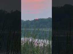 The last minute of sunset over a lake in Minnesota - 9/11/24