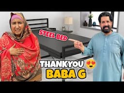 BaBa G Ordered A STEEL BED! 🛏️ For Raja G 🤩 | BIG THANK YOU 😍 | BaBa Food RRC Vlogs