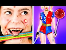 From Nerd to Harley Quinn! Epic Superhero Makeover Transformation! by CoCoGo!