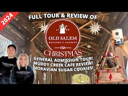 Holidays at Old Salem: FULL Tour & Review | General Admission Tour, Christmas Cookies, & More | 2024