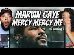 SO SMOOTH!| FIRST TIME HEARING Marvin Gaye -  Mercy Mercy Me REACTION