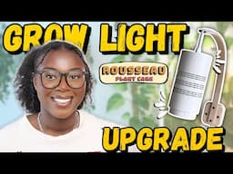 Is it Worth the Money?!?🤔💡🪴| Trying out Rousseau Plant Care Grow Light✨💕