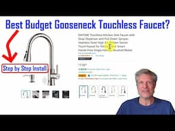 Best Budget Touchless Faucet? DayOne Kitchen Gooseneck - Easy Step-by-Step Guide