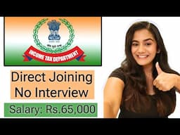 Nov 2024 Ministry of Finance Job Vacancy for Fresher Graduates All India | Government Officer Job