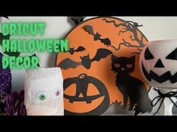 Cricut Halloween Decor Ideas - Scary Cat Wall/Door Hanging | Just 1 DIY