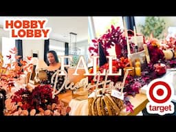 Let's talk Fall decor ideas! | TARGET & HOBBY LOBBY DECOR HAUL | Decor planning & life updates