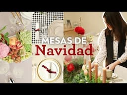 4 Mesas de Navidad | DIY e ideas de decoración