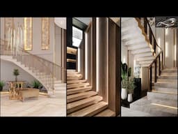 Duplex Staircase Walls Design | Staircase Wall Cladding Designs | Staircase Stone Wall Ideas | I.A.S