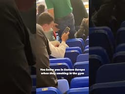 Smoking Cigarettes Inside Basketball Arenas? 🚬 Only In Eastern Europe!