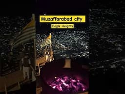 Night view of Muzaffarabad city from Eagle Heights #muzaffarabad #neelamvalley #travel #trending