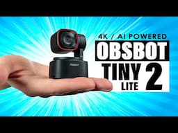 AI-Powered Webcam for Gaming and Streaming - OBSBOT Tiny 2 Lite