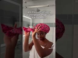 Shower cap benefits ft. @humbleglow5913  #hairstyles #4chair #showerroutine