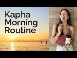 Ayurveda MORNING ROUTINE for KAPHA Dosha 🌞 🌟  (extended version)