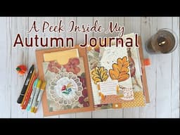 A Peek Inside My Autumn Journal | Art Journal #journal