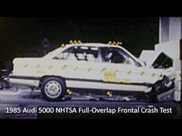 1983-1988 Audi 5000 NHTSA Full-Overlap Frontal Crash Test