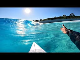 SURFING PERFECT WAVES AT URBNSURF! (RAW POV) *BIRTHDAY SURPRISE*