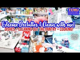 EXTREME Declutter & Clean With Me | CLEANING MOTIVATION 2024 |