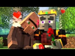 Villager & Pillager Love Story   Full Animation