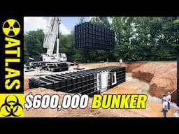 MASSIVE $600,000 Survival Shelter Install Caught on Camera!