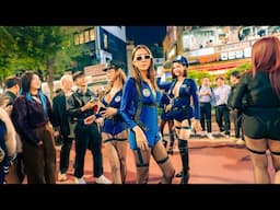 Welcome to the HALLOWEEN party in HONGDAE Seoul! | Costume Korea Travel 4K HDR