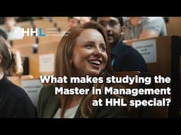 What makes studying the Master in Management at HHL special?