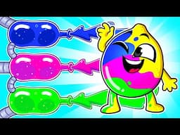 What Color Is The Lemon?🍋 Early Learning Cartoons 🌈 KidsCamp & Annie and Ben by Chaka Kids Karaoke