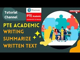 PTE Academic Writing: SUMMARIZE WRITTEN TEXT Part-2 | Tips & Tricks