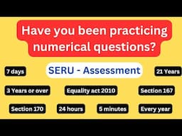 Practice numerical questions. Special Practice SERU  TFL- Mock #Seruassessmenttfl, #tfl, #phv, #seru