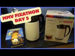 MMV November 2024 Fixathon Day 5 - Garfield Massager & Bosch Kettle that doesn't Stay On