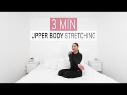 UPPER BODY STRETCHING ROUTINE | relaxing stretching in bed