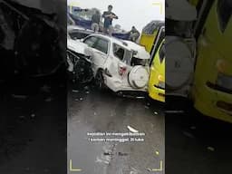 Tabrakan Beruntun di Tol Purbaleunyi KM.92