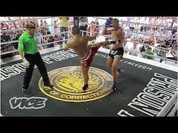 Las peleas de las prisiones de Tailandia