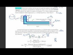 Ejercicio resuelto: Determinación de altura de tanque - Ecuación de Bernoulli - Mecánica de fluidos