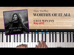 Worthy of it All | C Piano Tutorial EASY