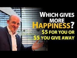 The Quickest (Research based) Path to Happiness... to Give or to Receive?  | Conor Neill