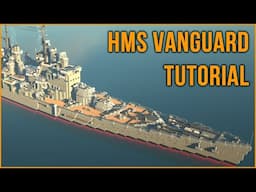 🚢 Minecraft Tutorial: How to Make the UK's Biggest Battleship (HMS Vanguard)