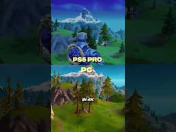 PS5 Pro vs PC - Fortnite Edition