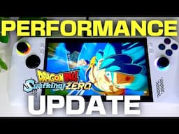 DRAGON BALL: Sparking! ZERO on the Asus Rog Ally:  Performance UPDATE