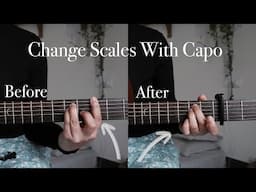 How to Use A Capo to Change the Scale of a Song on Guitar | Guitar Lesson for Beginners