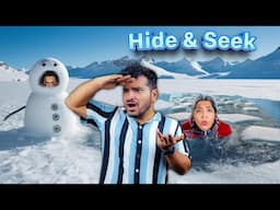 Extreme Hide and Seek in Snow Park