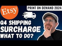 Q4 Shipping Surcharge for Etsy Print on Demand Sellers