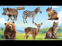 Discover the Amazing World of Animal Sounds: Pig, Zebra, Squirrel, Bear, Deer, Lynx