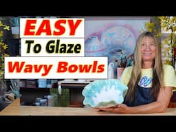 5 Cool Ways to Glaze Wavy Bowls