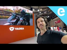 Yadea's electric motorcycles & scooters at EICMA 2024