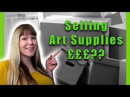 Reverse Art Haul?! - Selling my unused art supplies