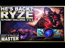 IS RYZE BACK ON HIS WAY TO DOMINATE LEAGUE? | League of Legends