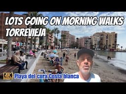 Torrevieja 🏖️ walking tour playa del cura promenade  November 2024  Costa Blanca spain 🇪🇸