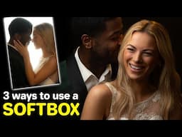 3 ways to use a softbox for wedding photography